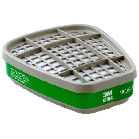 3M NIOSH approved organic vapors & acid gases cartridge for half & full facepiece respirators series 6000, 7500 & FF-400.