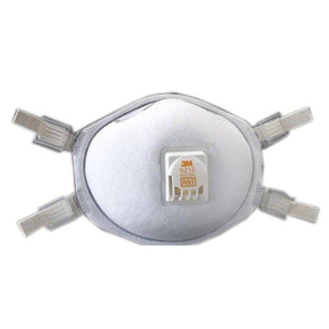 Masque de protection respiratoire ignifuge avec soupape Cool FlowTM de 3M, N95. Non-résistant aux particules huileuses. Masque de protection respiratoire ignifuge avec soupape Cool FlowTM de 3M, N95. Non-résistant aux particules huileuses.
