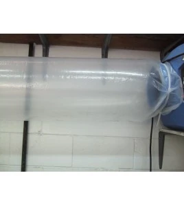 Conduit de ventilation souple en polythène, diamètre de 12 po, longueur de 500 pi (152 m), pour purificateurs d’air