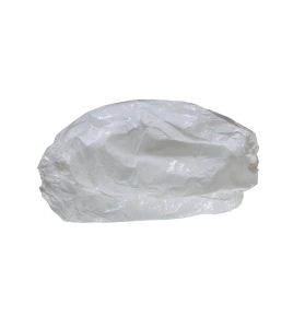 Manchette en polyéthylène de18po. blanc, bt/2000 paires