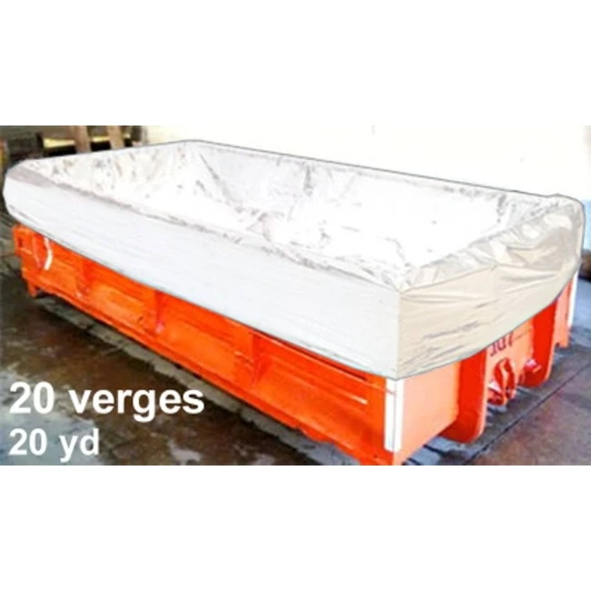 Sac pour conteneur de déchets de 20 vg³/540 pi³, 22'x8'x4'. Vendu à l'unité. Idéal pour transport d'amiante ou de terre souillée