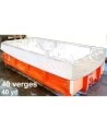 Liner bag for waste containers of 40 yd³/1080 ft³  25'x8'x8' Sold per unit Ideal for asbestos or soiled dirt transportation