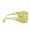 Lunette de sécurité SecureFit pour protection oculaire de 3M. Lentille ambrée antibuée pour protection de l'éclairage bleuté
