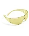 Lunette de sécurité SecureFit pour protection oculaire de 3M. Lentille ambrée antibuée pour protection de l'éclairage bleuté