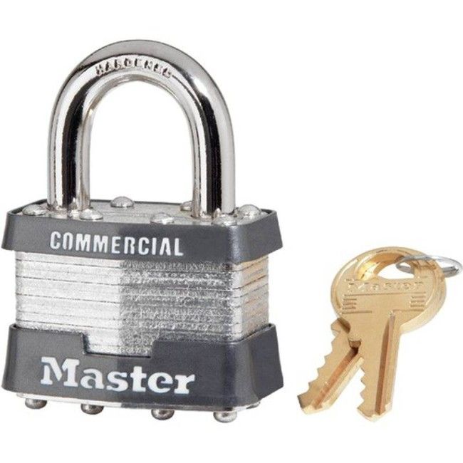 Black regular padlock whit key type alike Black regular padlock whit key type alike