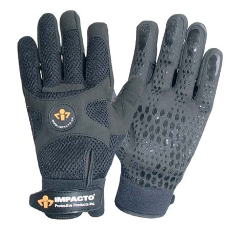 Gants de travail antivibration AirGlove avec cellules d’air, certifiés ISO 10819 et ANSI S2.73.