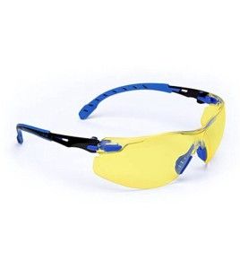 Lunettes Solus de 3M monture noir/bleu, lentille ambre