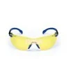 Lunettes Solus de 3M monture noir/bleu, lentille ambre