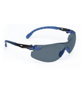 Lunettes Solus de 3M monture noir/bleu, lentille grise