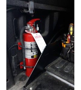 Amerex 864 heavy-duty vehicle rubber strap bracket for 5 lb portable fire extinguishers, Ø 7-8 inches