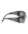 Lunette de sécurité SecureFit SF602FGAF pour protection oculaire de 3M. Lentille grise antibuée avec monture grise et rouge
