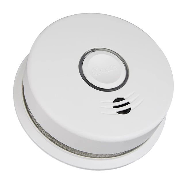 Photoelectric smoke detector with lithium Battery last 10 years Wireless interconnect  up to 24 unit