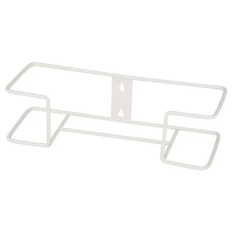 Distributeur en acrylique transparent à 2 compartiments pour boîtes de gants, pour installation murale ou sur une table.