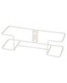 Clear acrylic glove box holder with 2 vertical bins, for wall mounting or table mounting.