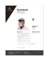 3M molded clear polycarbonate faceshield for task specific face protection. Compatible with all headgear. Headgear not included.