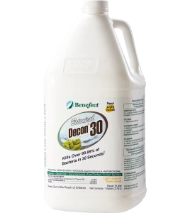Désinfectant Decon 30 à base de thym pour décontamination des moisissures bactéries  virus 1 gal US bouteille