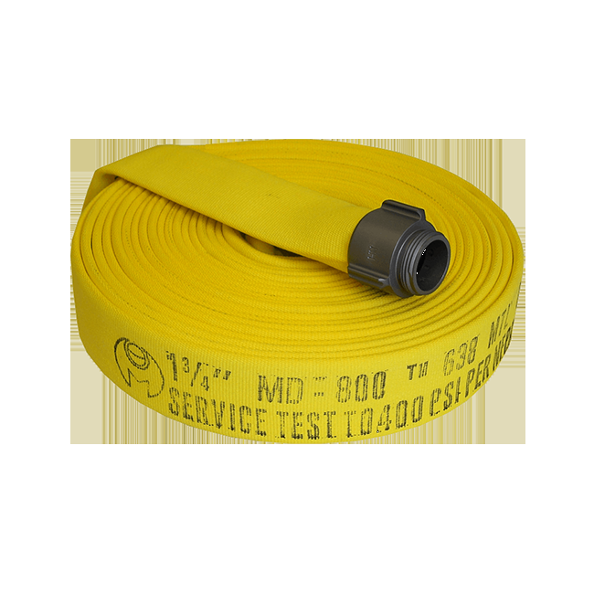 Boyau d’incendie Permatek à double enveloppe, 2.5 po x 50 pi, accouplement en aluminium. Boyau d’incendie Permatek à double enveloppe, 2.5 po x 50 pi, accouplement en aluminium.