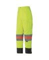 Winter High-visibility pants for roadwork flaggers, compliant with new Transports Québec regulation. 