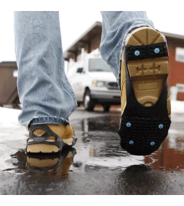 Semelles antidérapantes pour la neige et la glace, pour tous les types de chaussures à talon plat.