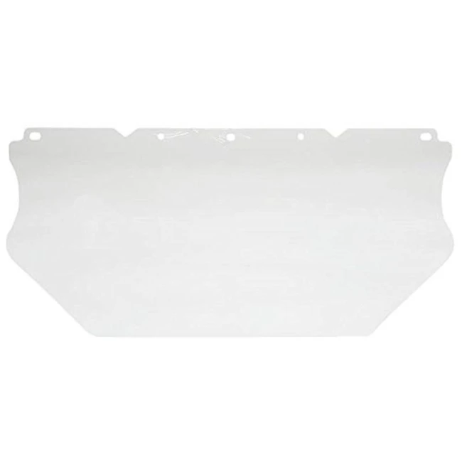 Visière en polycarbonate transparent pour une protection faciale sur mesure. Compatible avec tous les porte-visières de 3M.