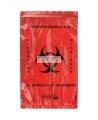 Infectious waste bags 15.2 x 22.9 cm, ( 6 X 9 in) 25 bags