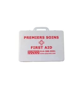 Trousse de premiers soins conforme CAN/CSA Z1220-17 risque faible pour 25 travailleurs et moins