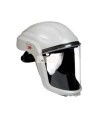 Partie faciale 3M avec casque dur de base pour les systèmes de protection respiratoire de 3M. Facteur de protection de 25.