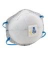 Masque P95 de 3M modèle 8576 avec soupape Cool Flow™ contre particules huileuses & gaz acides. Vendu par boite de 10 unités.