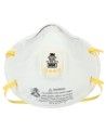Masque respiratoire N95 avec valve de 3M. Efficace contre particules solides & liquides sans huile. Vendu par boite de 10 unités