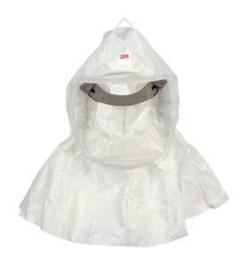 Cagoule blanche M/L de série S de 3M pour système de protection respiratoire en milieu pharmaceutique, médical & agroalimentaire