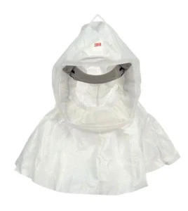 Cagoule blanche M/L de série S de 3M pour système de protection respiratoire en milieu pharmaceutique, médical & agroalimentaire