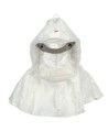 S-series polypropylene hood for respiratory protection systems in health, food and pharmaceutical sectors. Medium/large size.