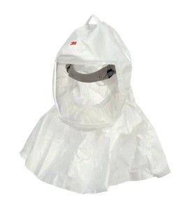 Cagoule blanche M/L de série S de 3M pour système de protection respiratoire en milieu pharmaceutique, médical & agroalimentaire