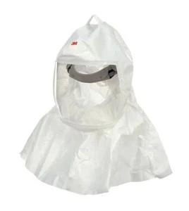 Cagoule blanche M/L de série S de 3M pour système de protection respiratoire en milieu pharmaceutique, médical & agroalimentaire