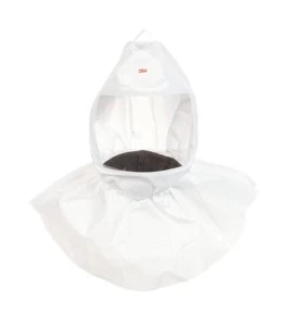 Cagoule blanche de rechange compatible avec l’arceau de tête RS950 pour protection respiratoire de série S par 3M. Taille unique