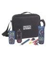 Trousse combo à multimètre, pince ampèremétrique, détecteur de tension et autres. 