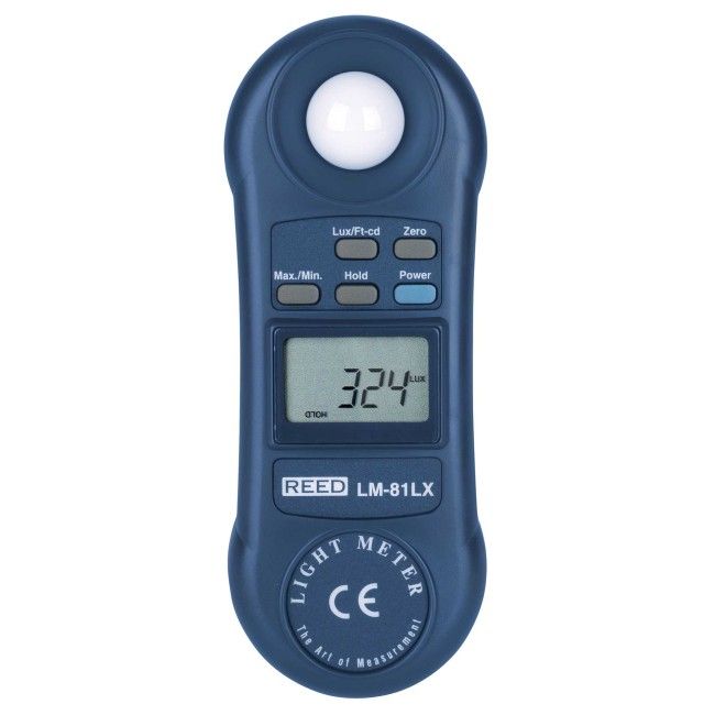 Light Meter user selectable Lux / Footcandles. Light Meter user selectable Lux / Footcandles.