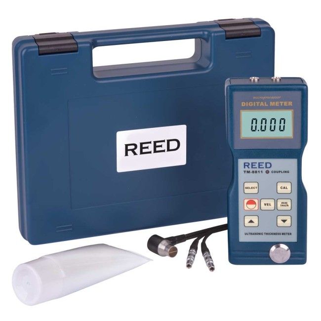 Ultrasonic Thickness Gauge for steel, cast iron, aluminum, red copper ...