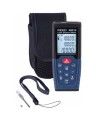 Class 2 laser distance meter & estimating tool measuring imperial & metric. Range: 0.05m to 50m. Supplied by AAA batteries.