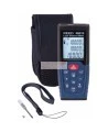 Class 2 laser distance meter & estimating tool measuring imperial & metric. Range: 0.05m to 50m. Supplied by AAA batteries.