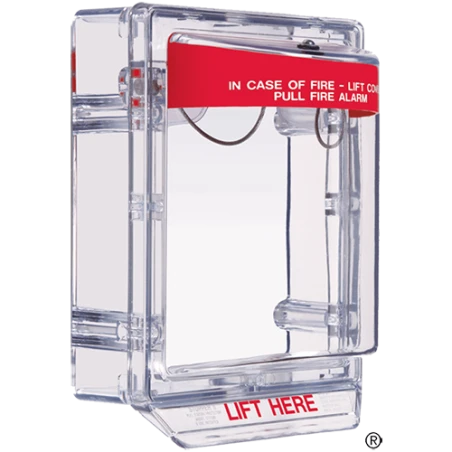 Couvercle Stopper II sans alarme locale, mais avec instructions en anglais pour station manuelle en surface