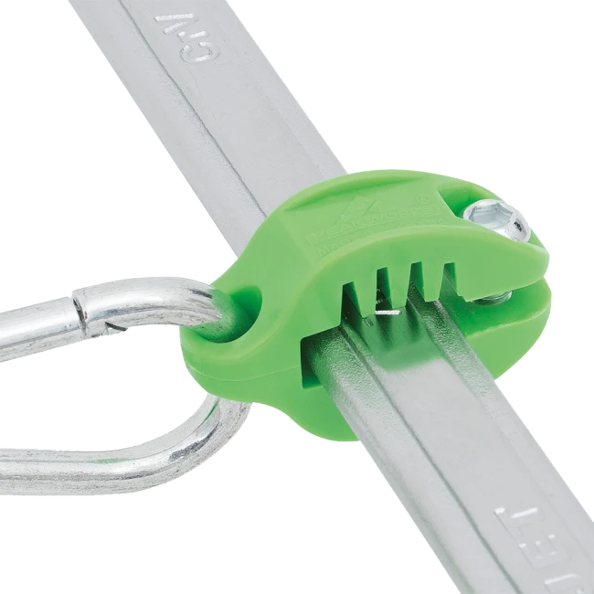 Clamp for flat tools ranging from 5/16" to 1-5/16" (8mm to 33mm) in width from Peakworks