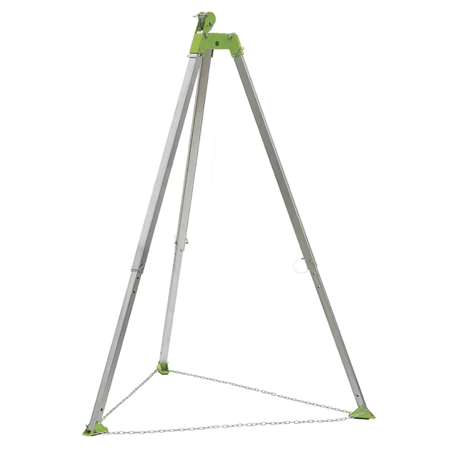 2 m (7') tripod whit chain and pylley