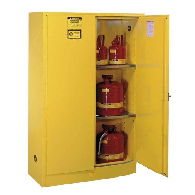 Armoire de scurit pour entreposage des liquides inflammables. Capacit 30 gallons .-U. (114 L, conforme ULC Armoire de scurit pour entreposage des liquides inflammables. Capacit 30 gallons .-U. (114 L, conforme ULC