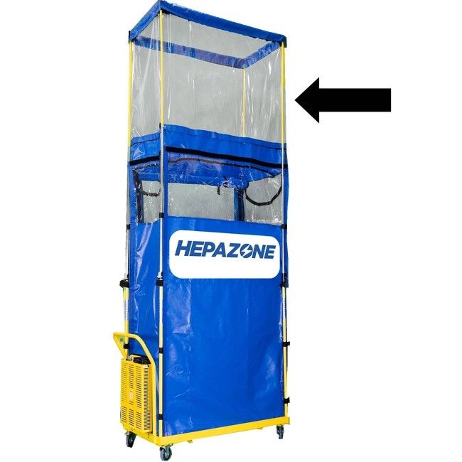 Rallonge de 48 pouces (1,2 m) pour l'enceinte de confinement HEPA ZONE 24. Rallonge de 48 pouces (1,2 m) pour l'enceinte de confinement HEPA ZONE 24.