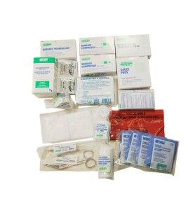 Refill content for kit TR02M kit compliant CAN/CSA Z1220-17 for low risk 25 workers and less