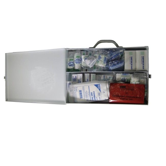 Trousse de premiers soins conforme CAN/CSA Z1220-17 risque élevé pour 26 à 50 travailleurs Trousse de premiers soins conforme CAN/CSA Z1220-17 risque élevé pour 26 à 50 travailleurs