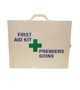 Comprehensive federal type C first aid kit with a 14 types of item content ideal for 20 and more staff members