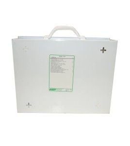 Comprehensive federal type C first aid kit with a 14 types of item content ideal for 20 and more staff members