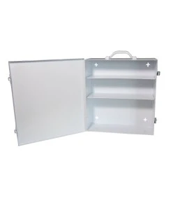 Boîtier vide en métal pour trousse de premiers soins TR04E